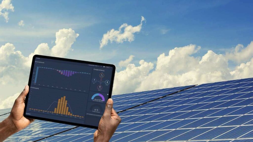 Energie-Dashboard für die PV-Anlage